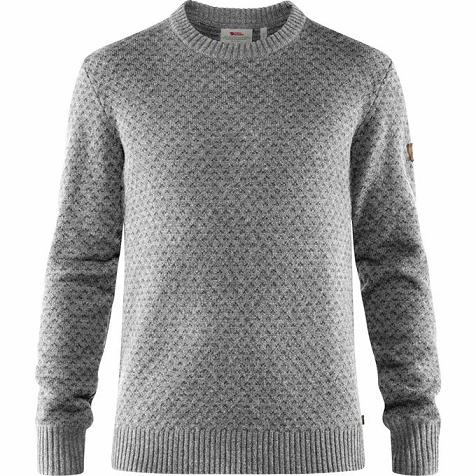 Fjallraven Övik Sweater Grey Singapore For Men (SG-534309)